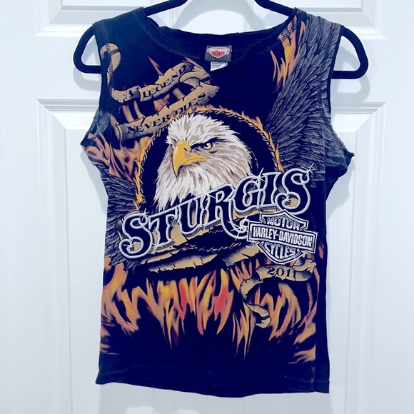 Harley-Davidson Tops - Harley Davidson STURGIS South Dakota Ladies Tank Top Size Large L